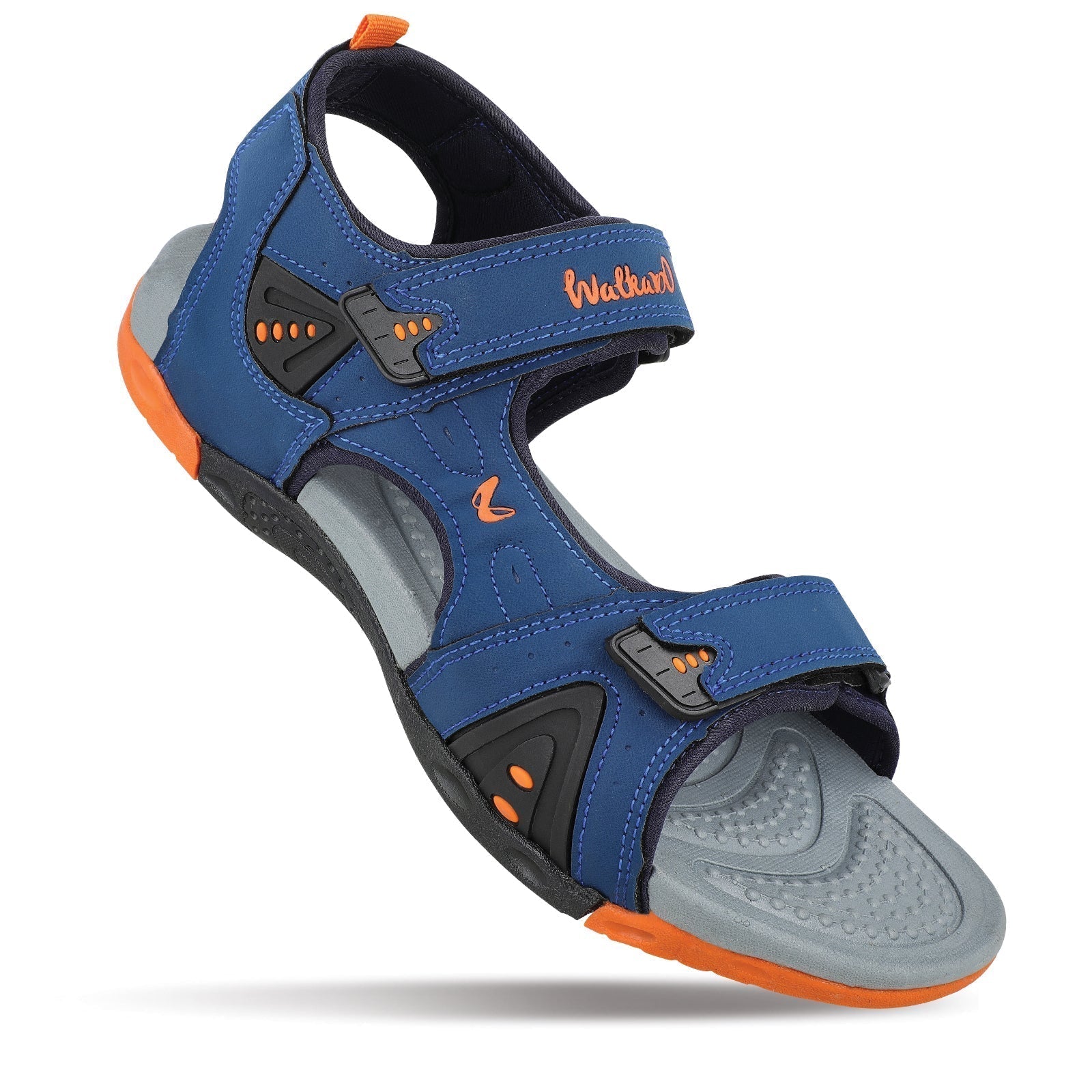 Walkaroo Men Sandals - WC4381 Navy Blue - Walkaroo Footwear