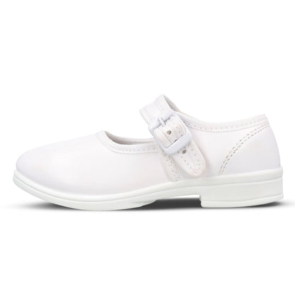 Kids School Shoe - WV591 White