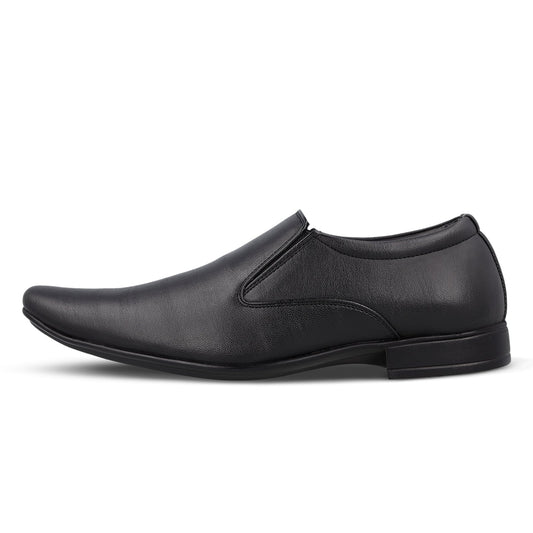 Walkaroo Men Loafer Formal Shoes - 17101 Black - Walkaroo Footwear