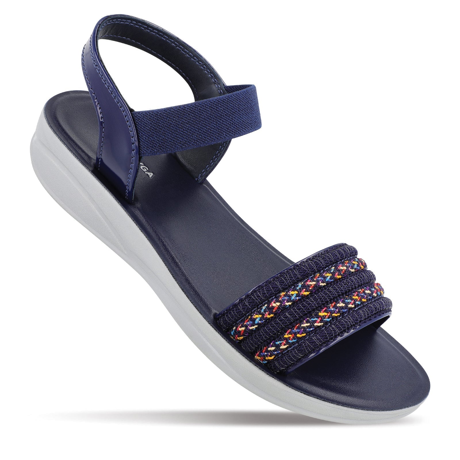 women casuals sandals navy blue 