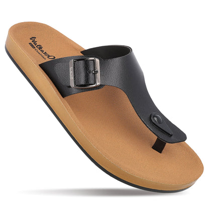 Walkaroo+ Men Sandals - WE1332 Black - Walkaroo Footwear