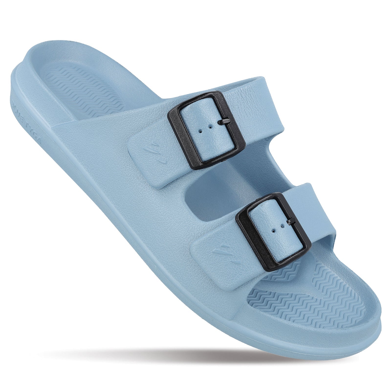 Walkaroo Men Casual Flip-Flop - WC4822 Aqua Blue - Walkaroo Footwear