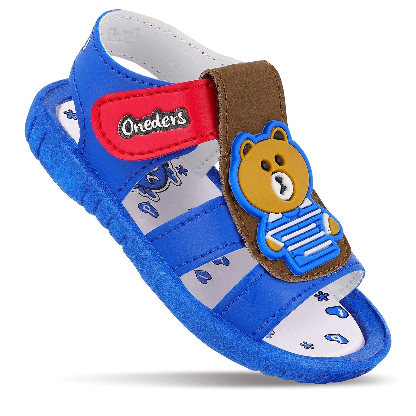 Walkaroo Kids Cartoonic Fisherman Sandals - WK336 Navy Blue - Walkaroo Footwear