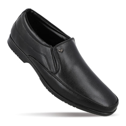 Walkaroo Men Formal Loafer Shoes - WF6303 Black - Walkaroo Footwear