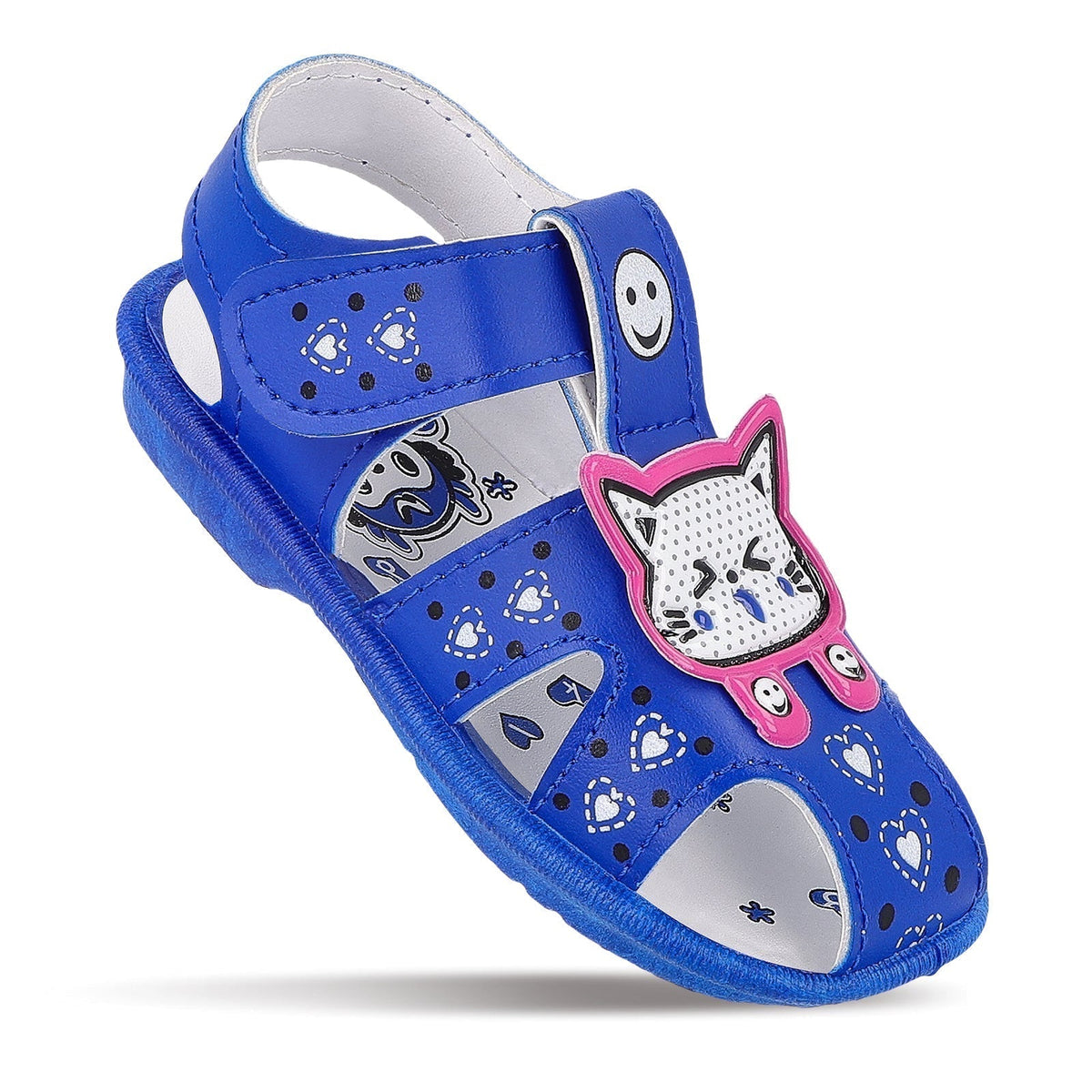 Walkaroo Kids Cartoonic Fisherman Sandals - WK375 Blue - Walkaroo Footwear