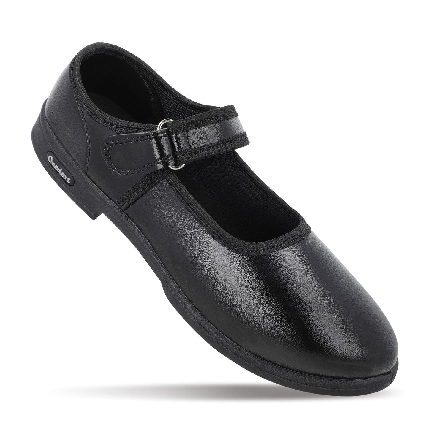 Walkaroo Girls School Shoes - WV592 Black - Walkaroo Footwear