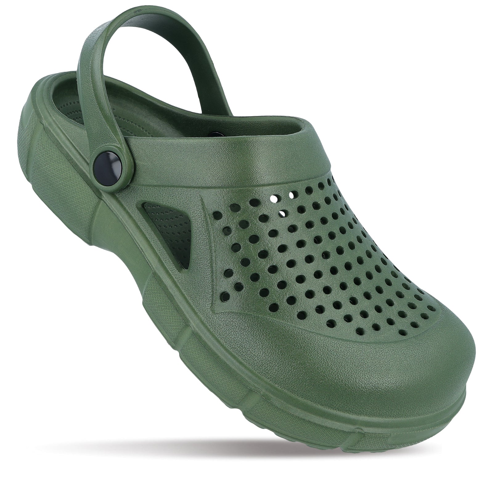 Walkaroo Mens Clogs - WC4849 Olive - Walkaroo Footwear