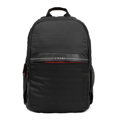 Strabo Aztech 15 inch Laptop Bag - Colour Black 30L Water Resistant - Strabo 