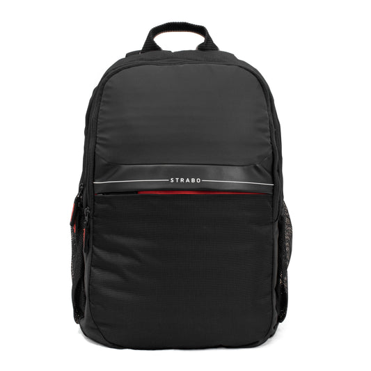 Strabo Aztech 15 inch Laptop Bag - Colour Black 30L Water Resistant - Strabo 