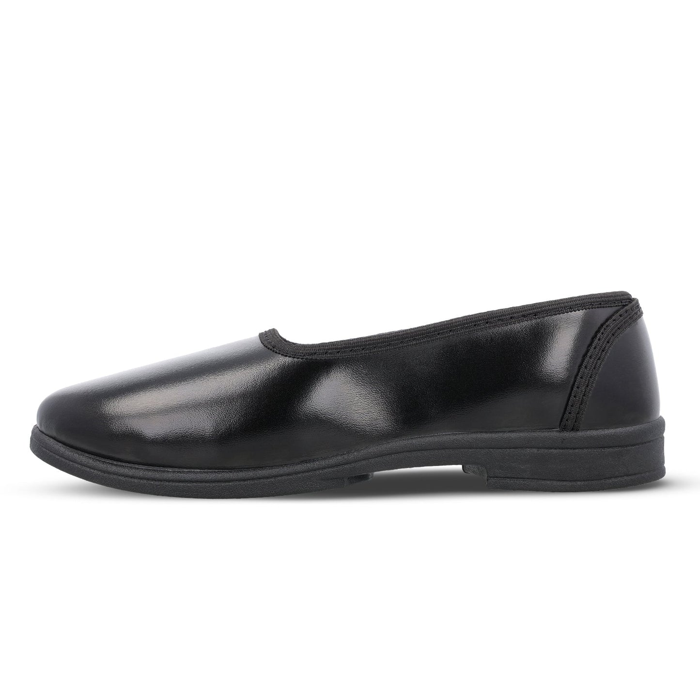 Girls Slip-On school Shoes - WV593 Black