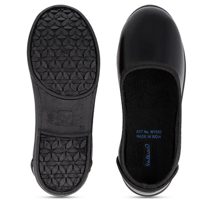 Kids Slip-On school Shoe - WV593 Black