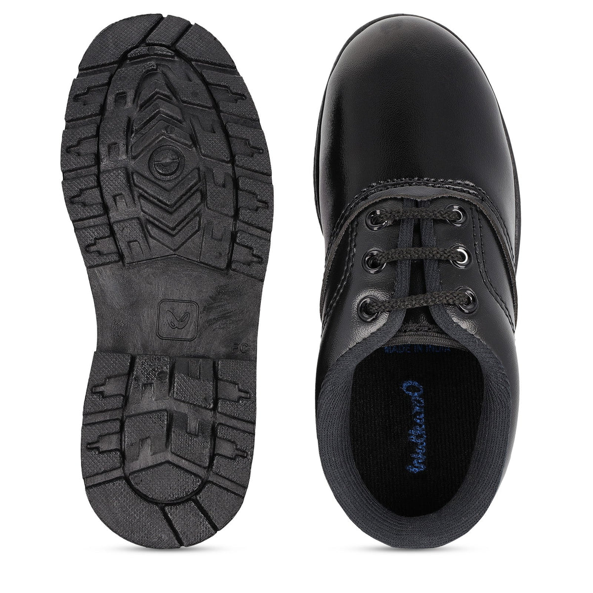 Kids School Shoes - WV522 Black