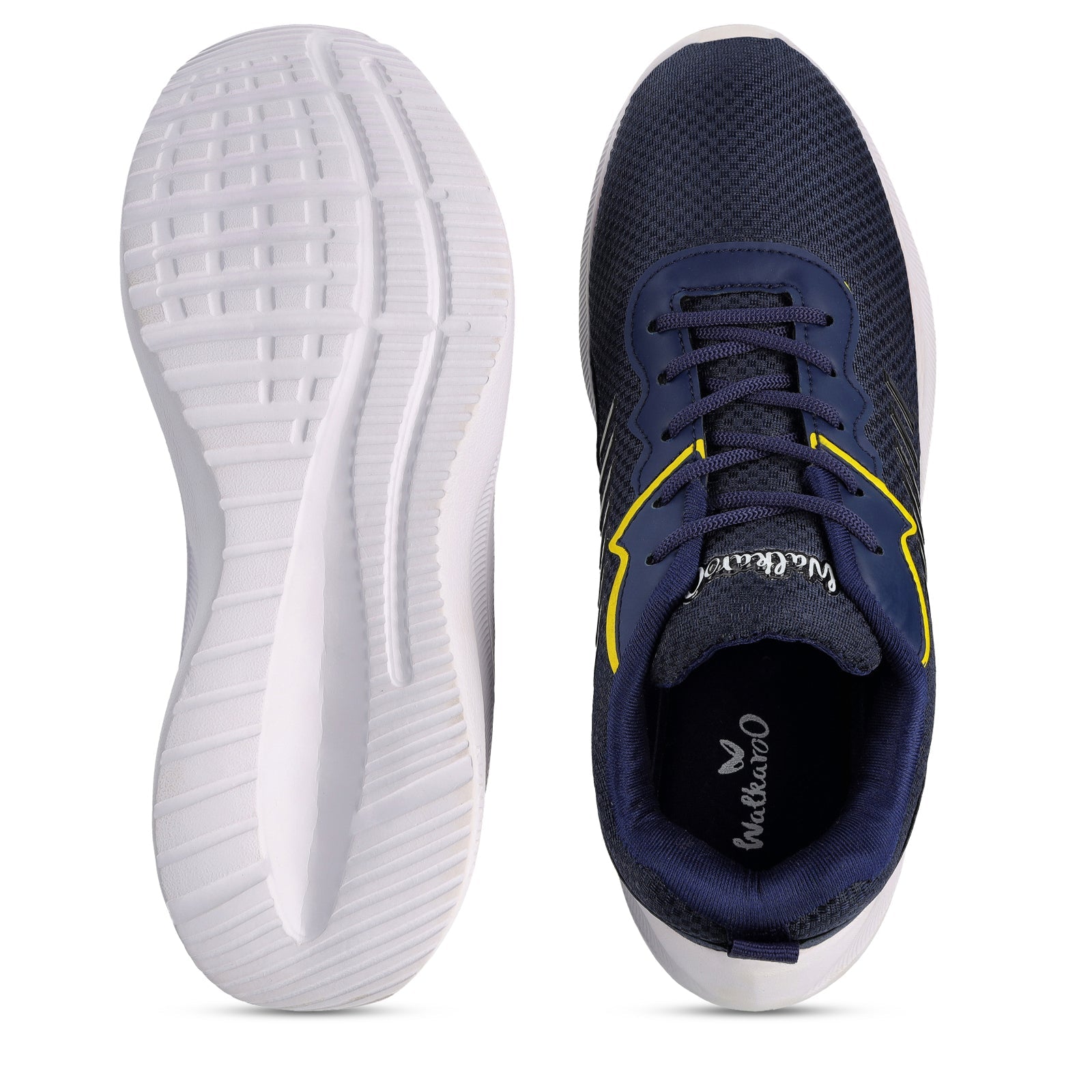 Walkaroo Men Running Shoe - WS3051 Navy Blue - Walkaroo Footwear