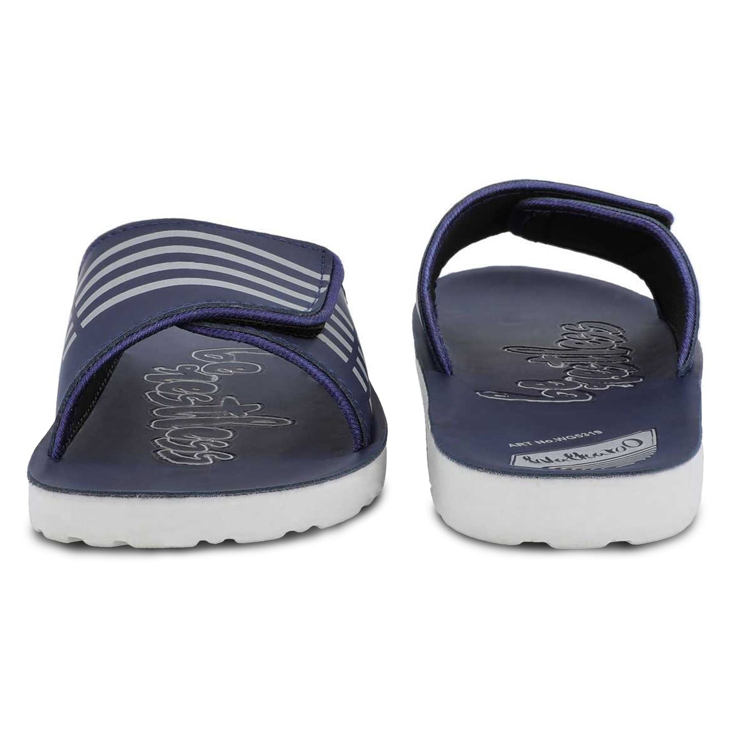 Walkaroo Mens Flip Flop Slippers - WG5319 Blue - Walkaroo Footwear