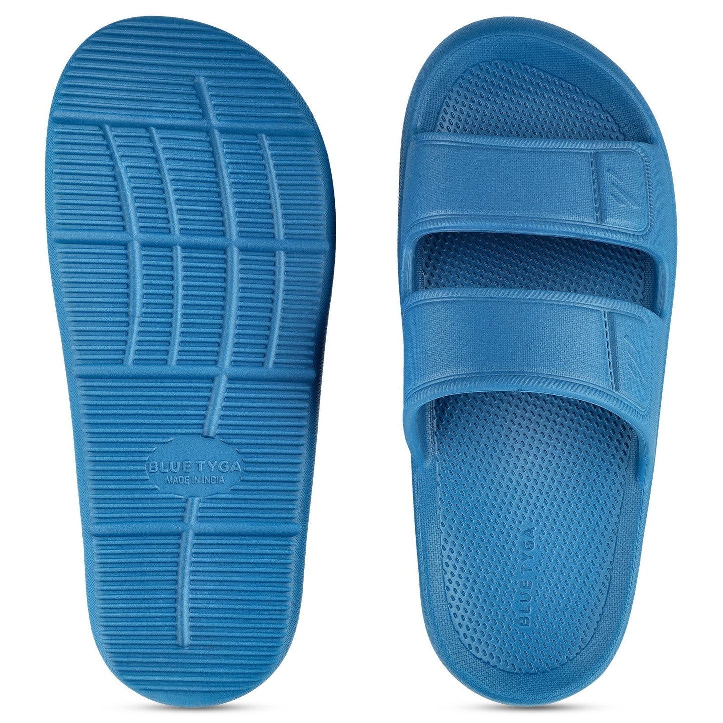 Walkaroo Men Casual Flip-Flop - WC4823 Teal Blue - Walkaroo Footwear