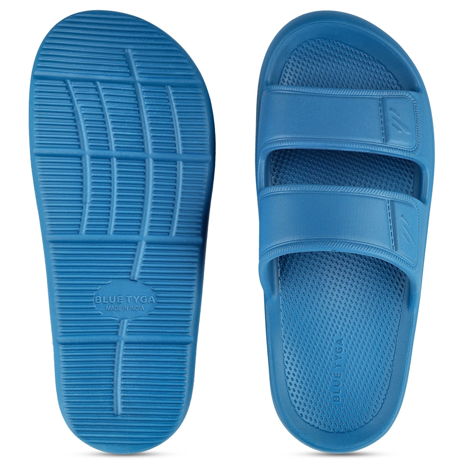 Walkaroo Men Casual Flip-Flop - WC4823 Teal Blue - Walkaroo Footwear