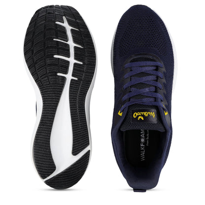 Men's Lace-up Sports Shoes - WS9104 Navy Blue