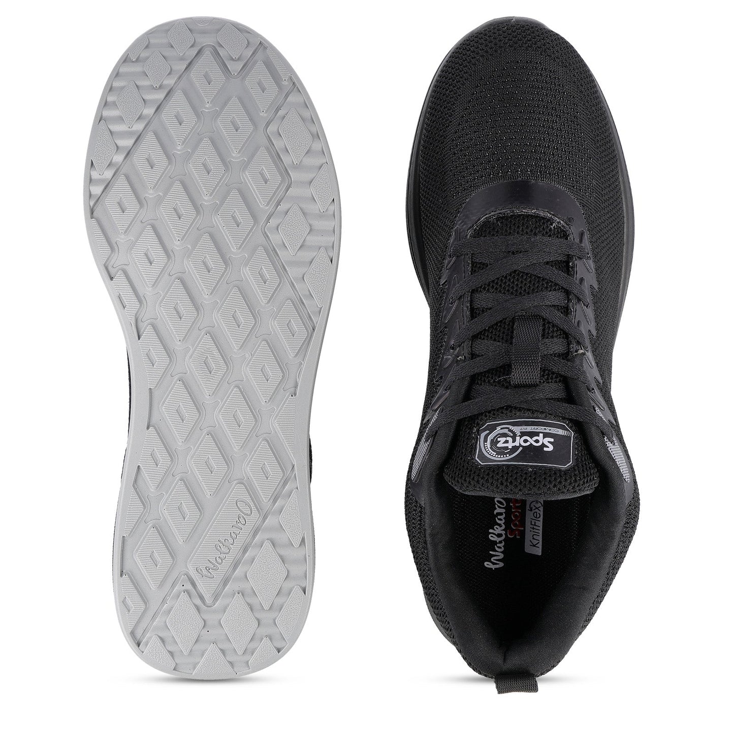 Men's Daily Wear Non Marking Sports Shoes  - WS6091 Black