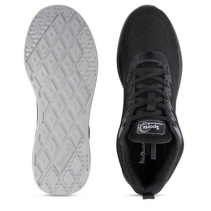 Men's Daily Wear Non Marking Sports Shoes  - WS6091 Black