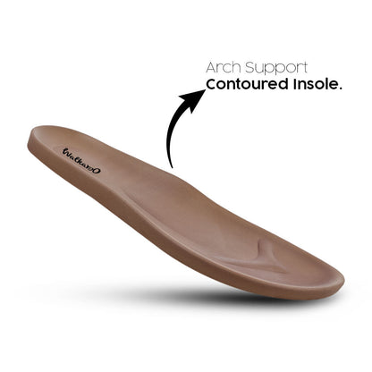 Walkaroo+ Men Sandals - WE1335 BROWN - Walkaroo Footwear