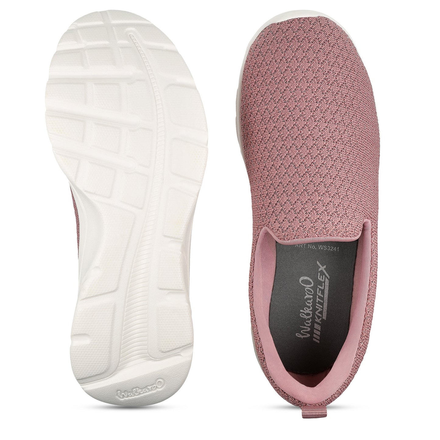 Women's Slip-on Sports Shoe - WS3241 Peach