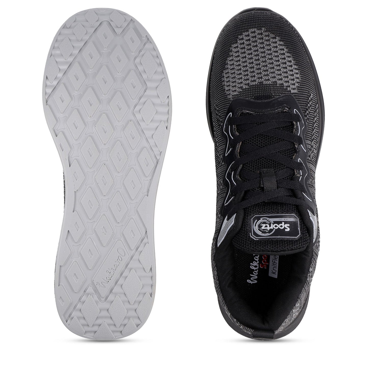 Men's Daily Wear Non Marking Sports Shoes  - WS6092 Black