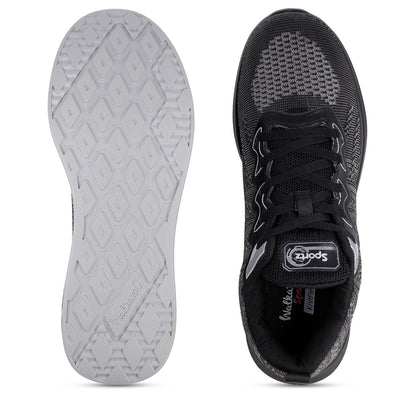 Men's Daily Wear Non Marking Sports Shoes  - WS6092 Black