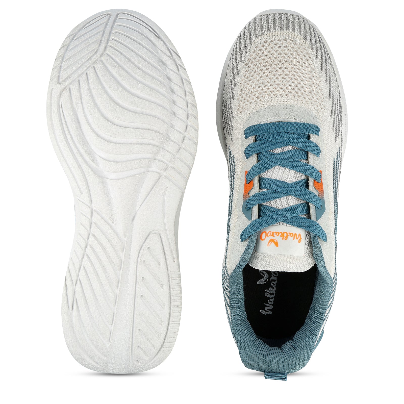 Walkaroo Men Walking Shoes - WS9556 White - Walkaroo Footwear