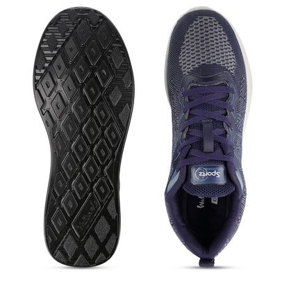 Men's Daily Wear Non Marking Sports Shoes  - WS6092 Navy Blue
