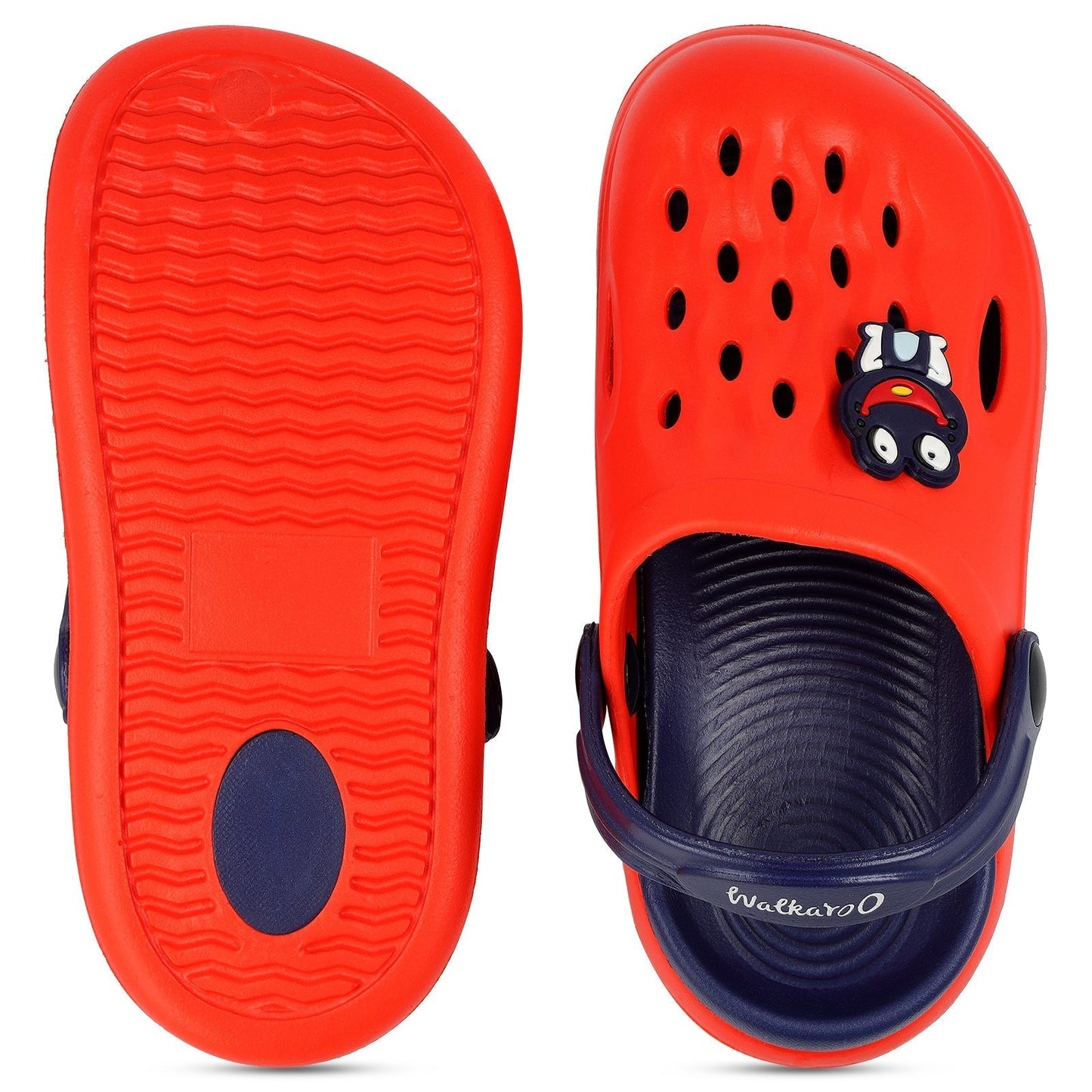 Walkaroo Boys Sandals Footwear - WK360 Red - Walkaroo Footwear