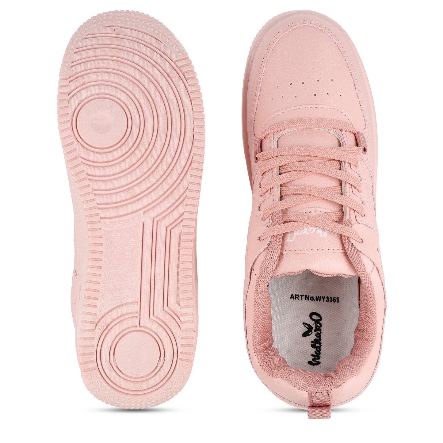 Walkaroo Girls Casual Shoe - WY3369 Peach - Walkaroo Footwear