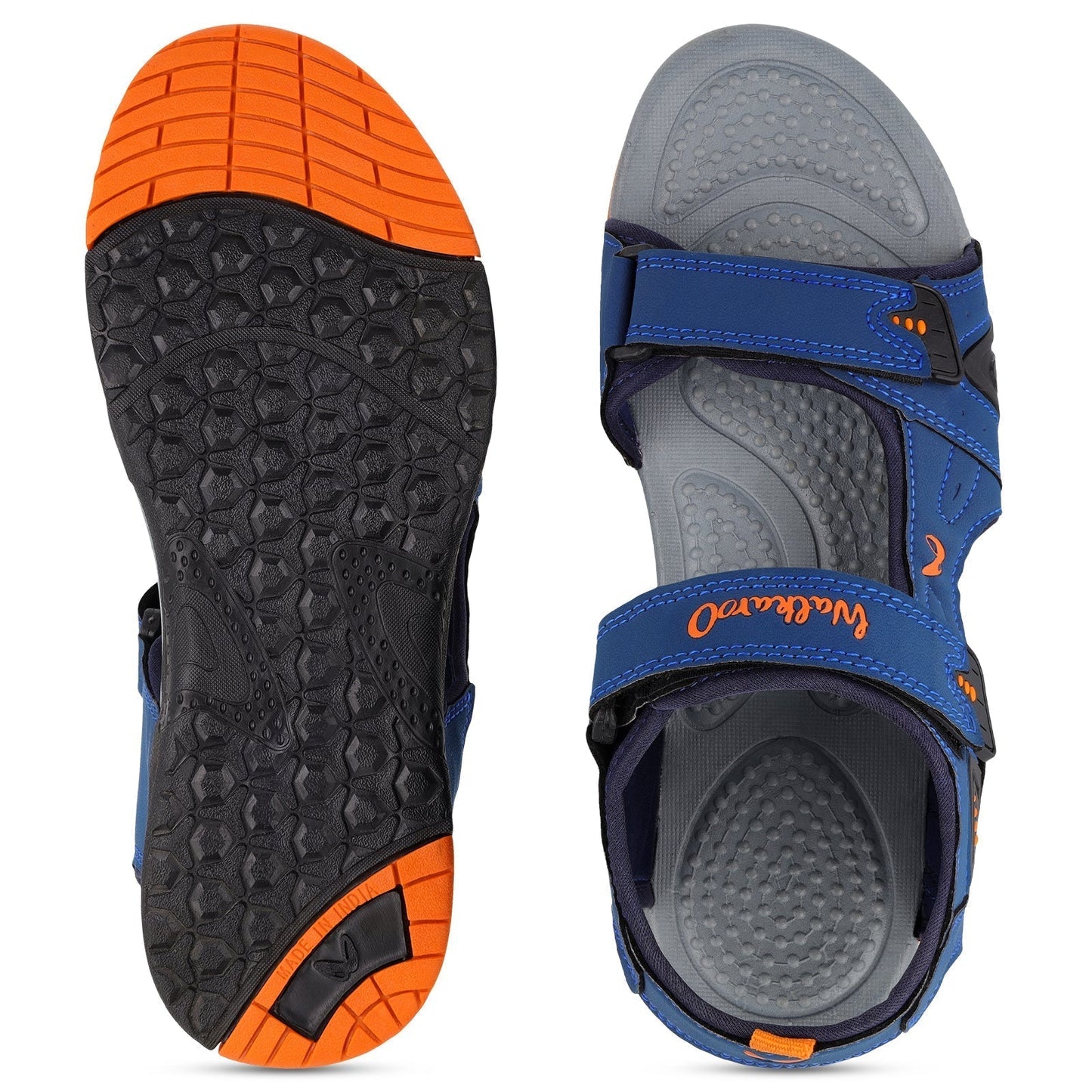 Walkaroo Men Sandals - WC4381 Navy Blue - Walkaroo Footwear