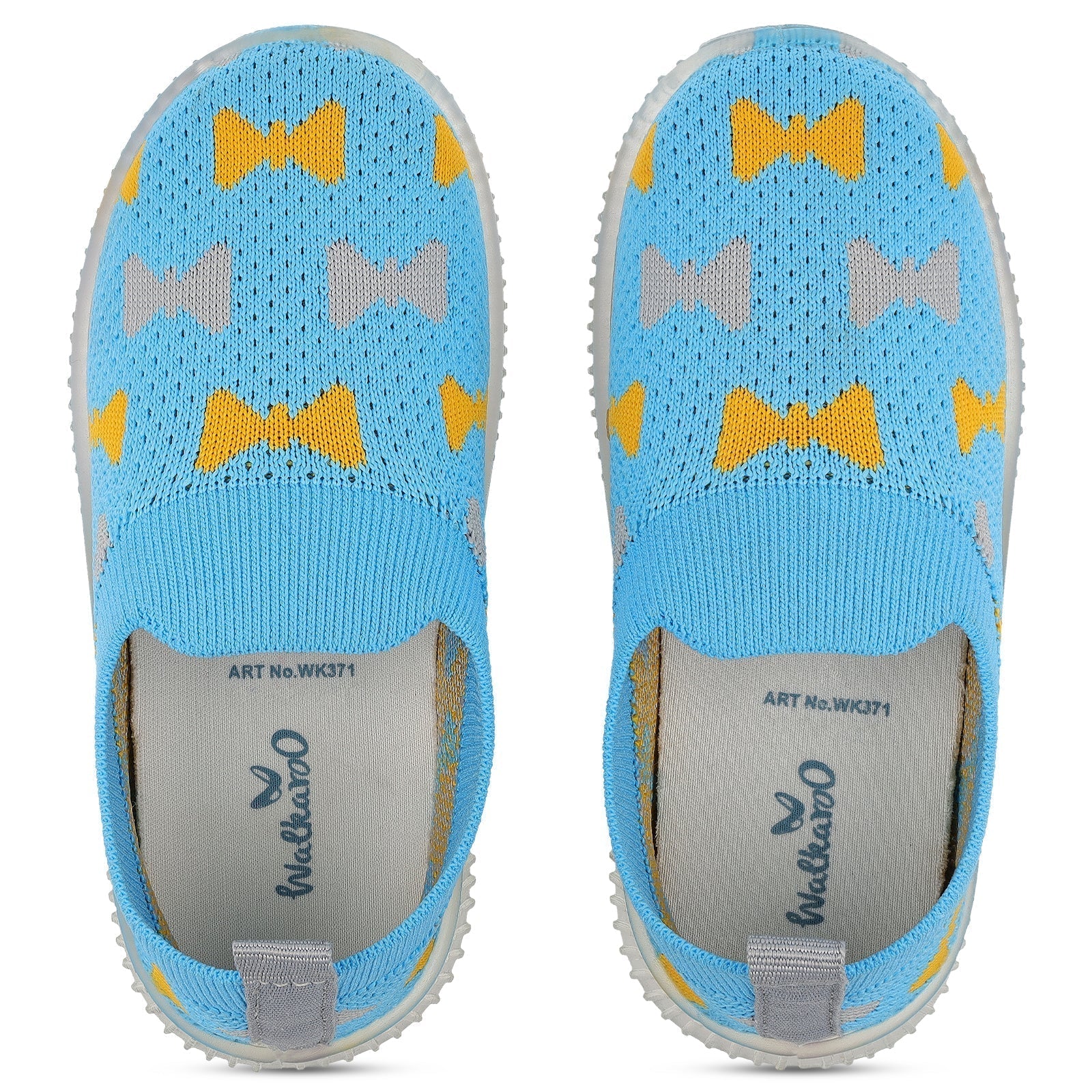 Walkaroo Kids Shoe - WK371 Blue - Walkaroo Footwear