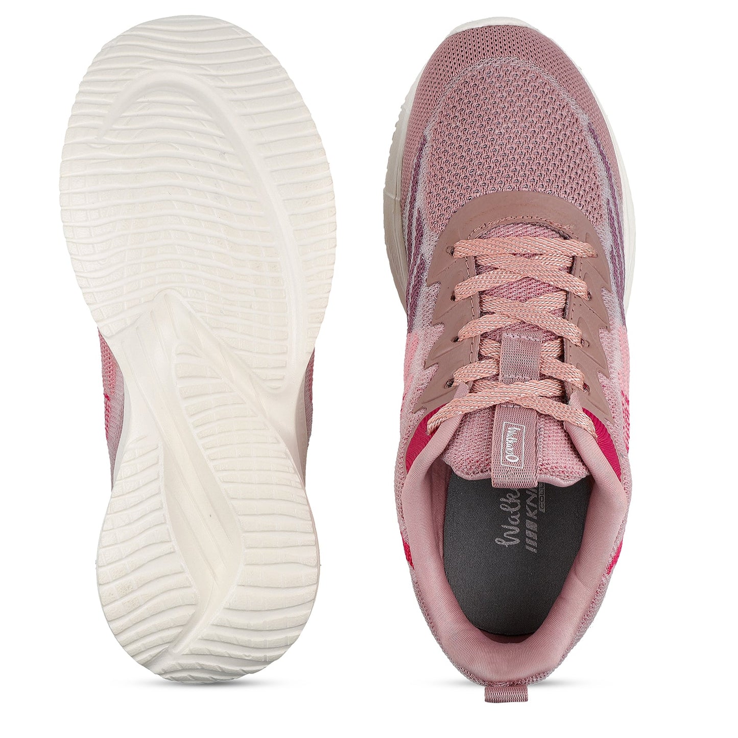 Women's Lace-up Walking Shoes - WS9907 Pink