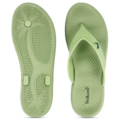 Walkaroo Womens Flip Flop - WC4292 Olive - Walkaroo Footwear