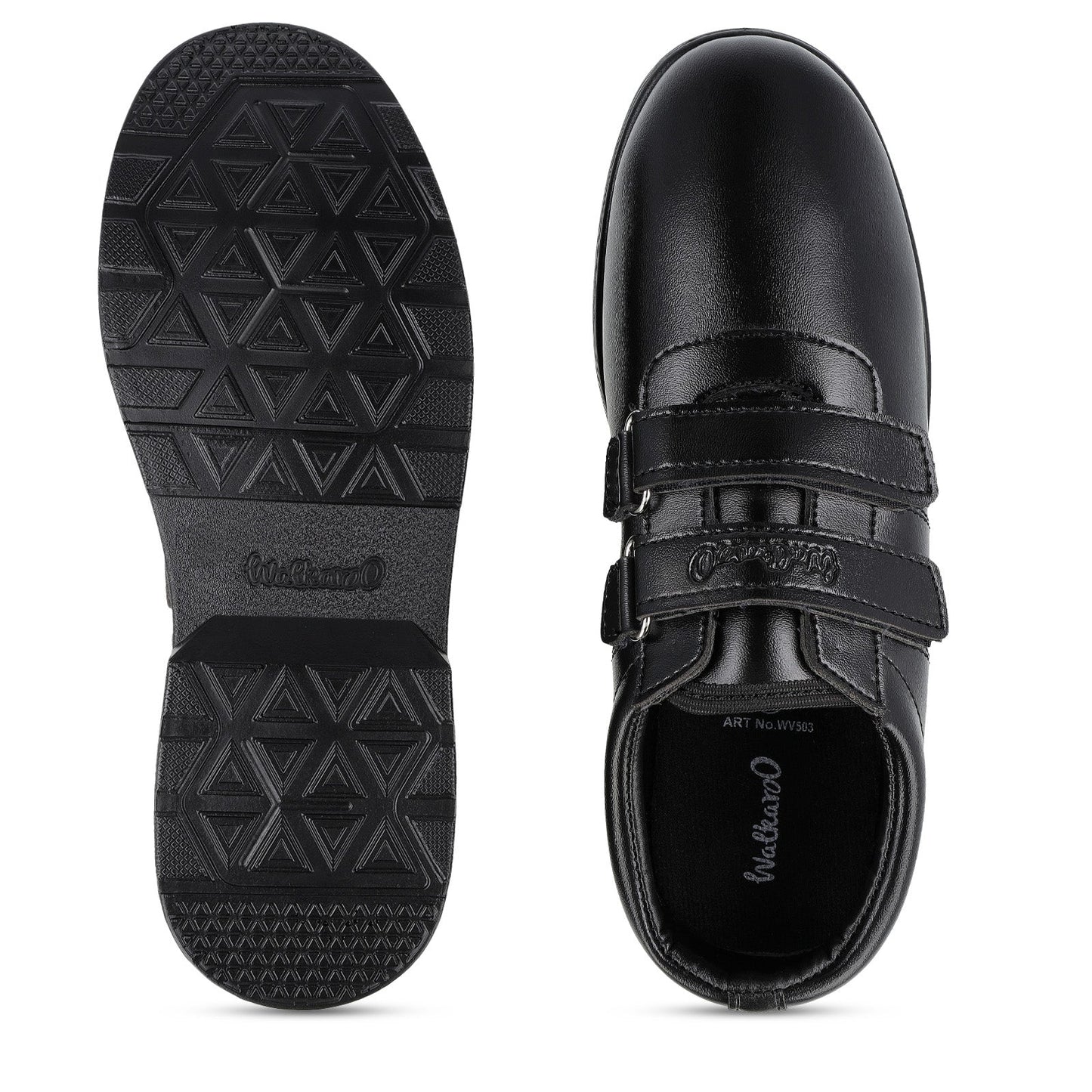 Kid's Black School Shoe - BX503