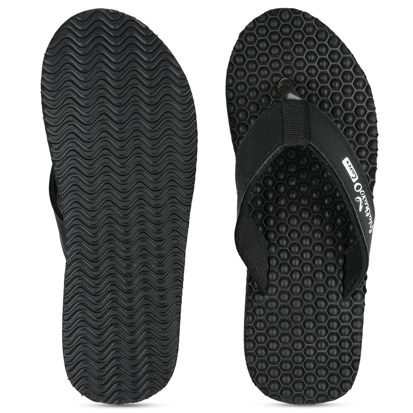 Women's Textured Care Plus Flip-Flop  - WH3950 Black