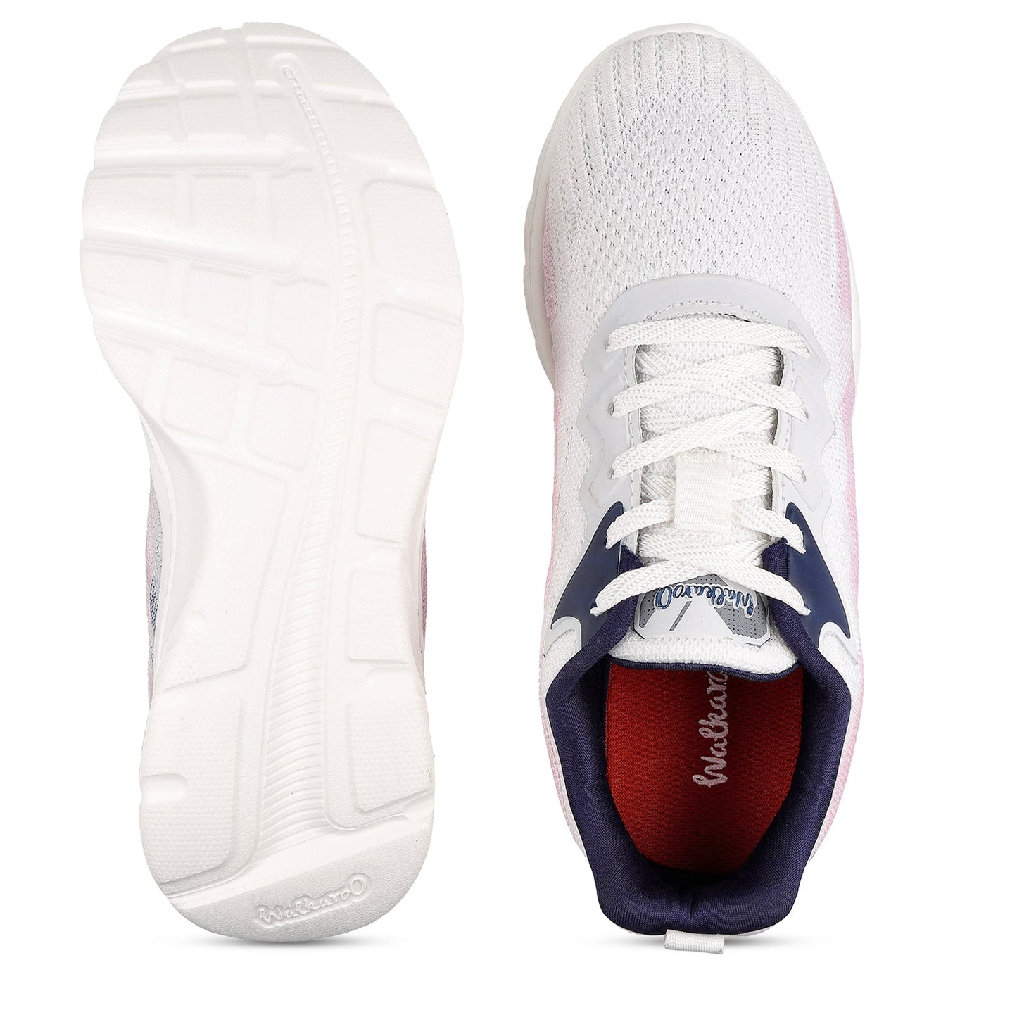 Women's Life Style Shoes - WS97093 White Navy Blue