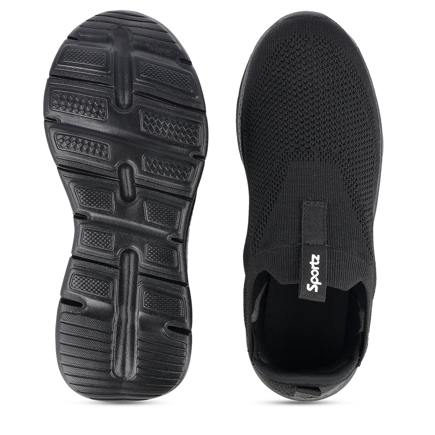 Men's Slip-on Walking Shoe - WS9571 Black Black