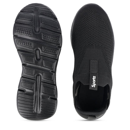 Men's Slip-on Walking Shoe - WS9571 Black Black