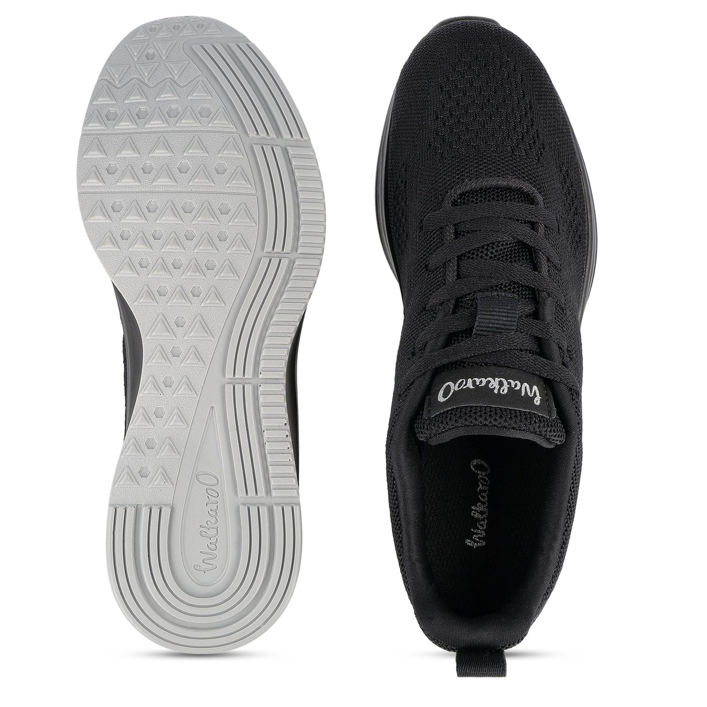 Walkaroo Boys Non Marking Shoes - WS6090 Black