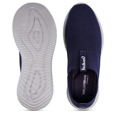 Men`s Slip-on Walking Shoes - WS9551 Navy Blue