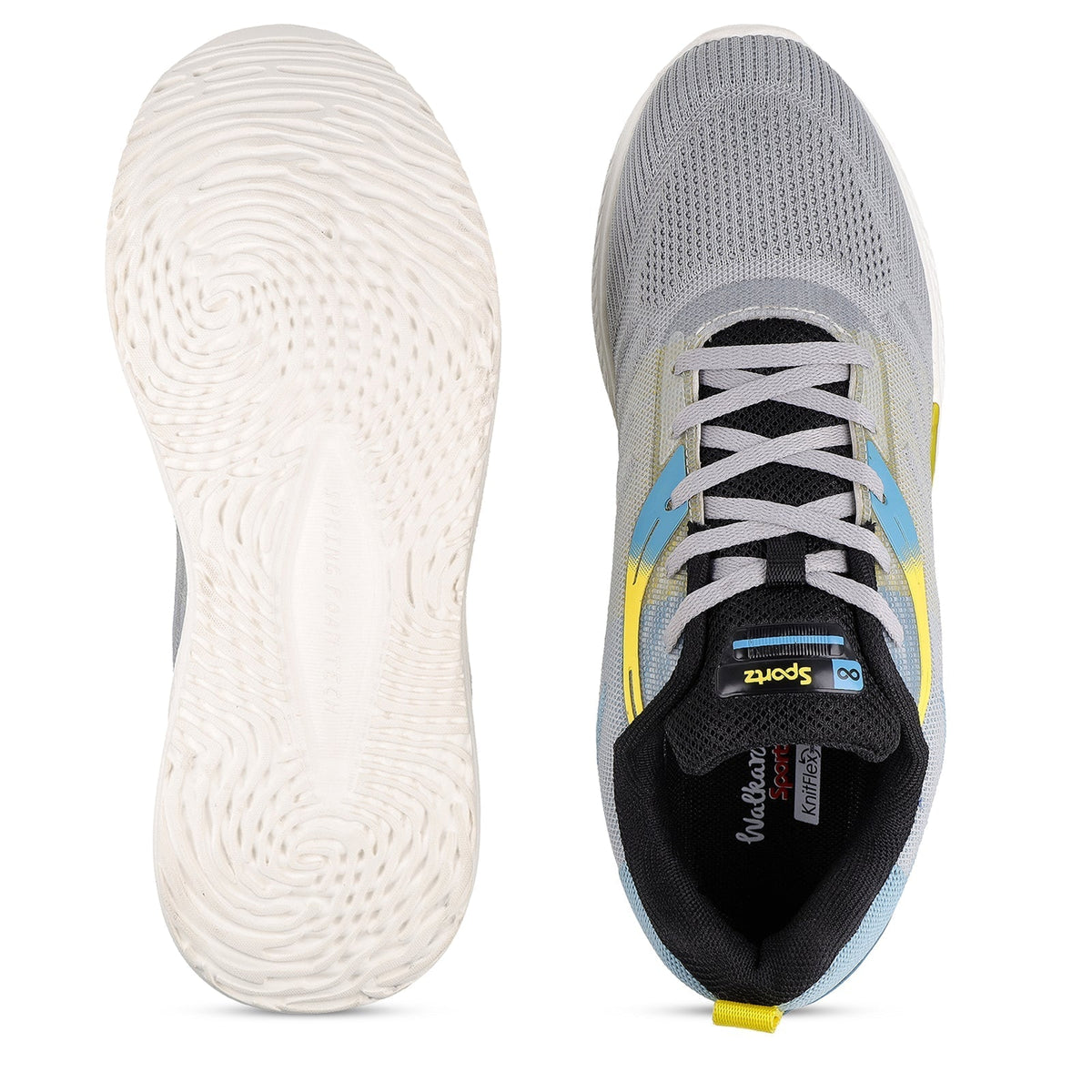 Men's Lace-up Sports Shoes - WS9132 Light Grey