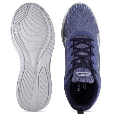 WALKAROO MEN WALKING SHOES - WS9584 NAVY BLUE