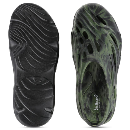 Men's Super Clogs - WC4834 Black green