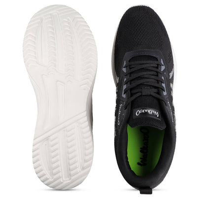 Men's Lace-up Walking Shoe - WS9105 Black