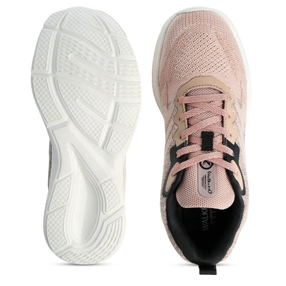 Women's Lace-up Walking Shoes - WS9908 Peach