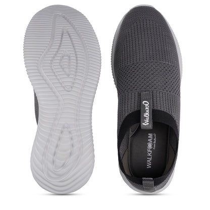 Men`s Slip-on Walking Shoes - WS9551 Grey