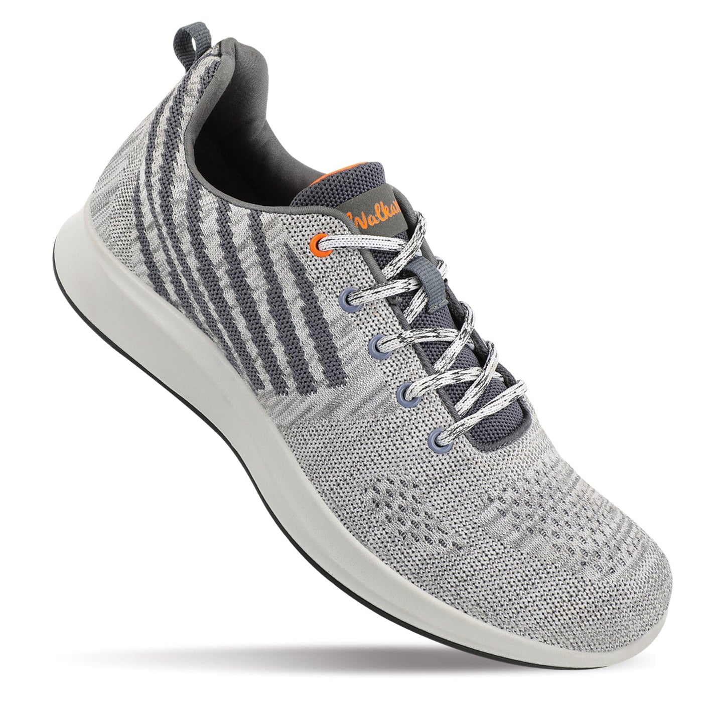 Walkaroo Men Lace-up Training Shoes - WS9513 Light Grey - Walkaroo Footwear