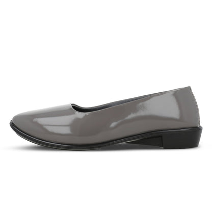 Walkaroo Womens Textured Belly Shoes - WC4985 Grey